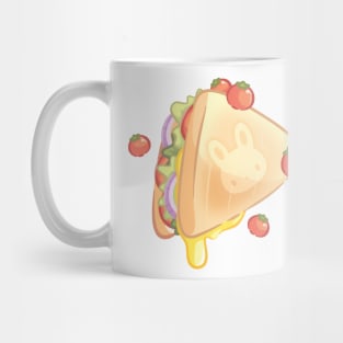 Cute Bunny Toast Sandwich Mug